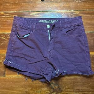 American Eagle hi-rise shortie shorts